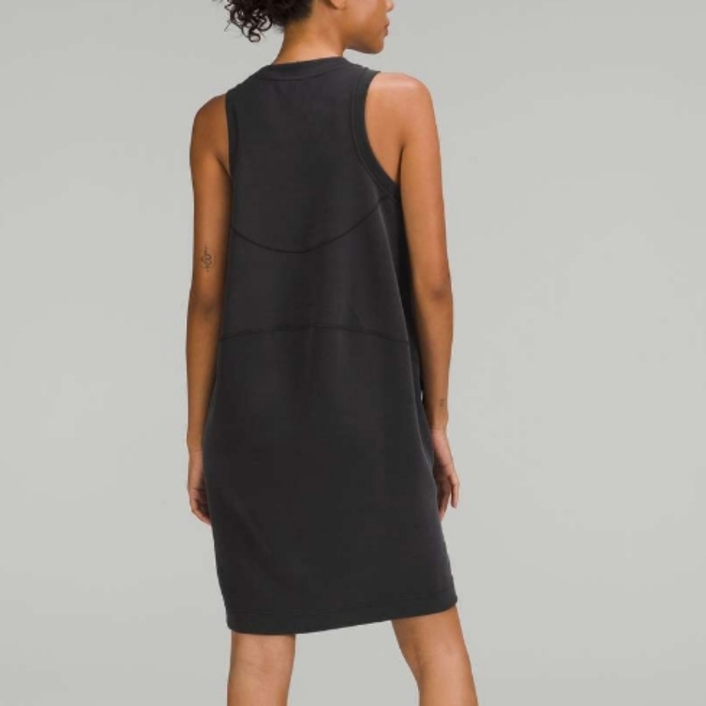Lululemon Softstreme Back In Action Dress Black EUC - Picture 2 of 7